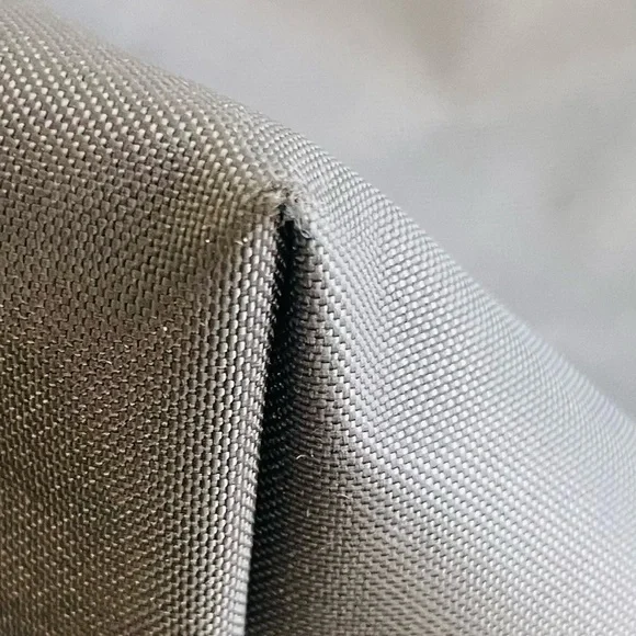 LONGCHAMP Le Pliage Nylon Tote Bag - Grey With Yellow Branding & Accents - Picture 14 of 16